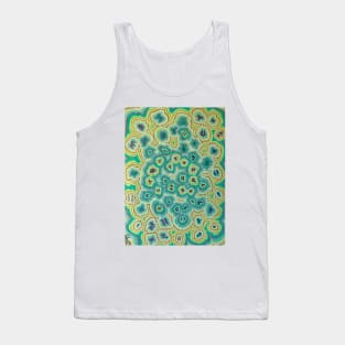 Zen Doodle Astrology Yellow Morning Tank Top